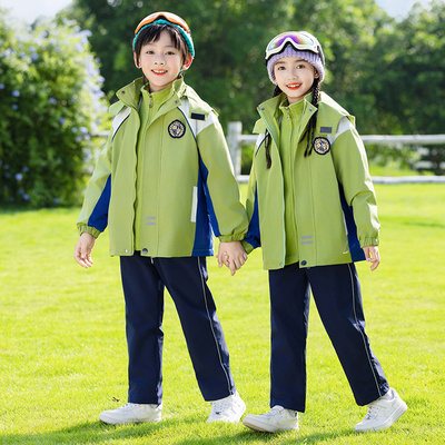 小学生冲锋衣校服套装