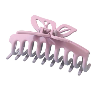 渐变色龙骨蝴蝶抓夹女2026新款磨砂后脑勺盘发夹鲨鱼夹子发卡头饰