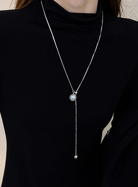 珠珠毛衣链长款秋冬百搭