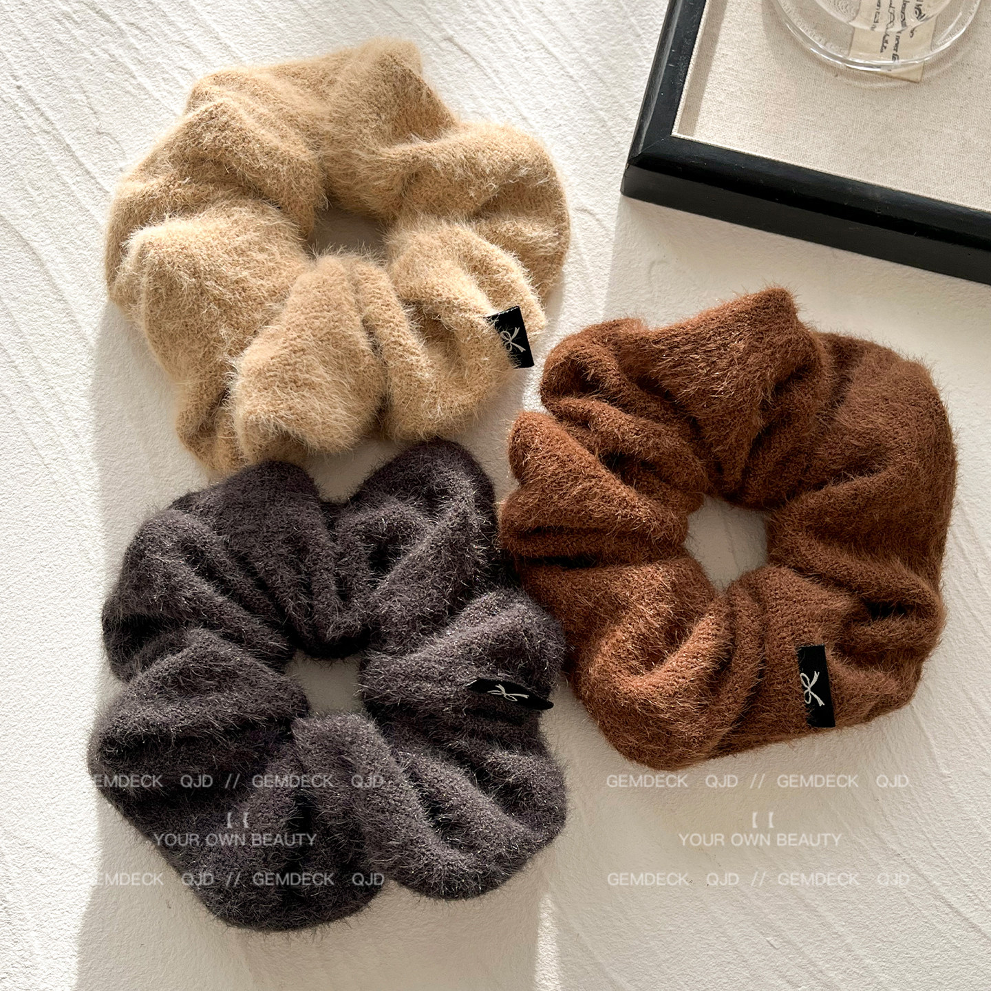 韩系秋冬毛绒大肠发圈女扎头发绳丸子头发饰慵懒风皮筋头花头绳,饰品/流行首饰/时尚饰品新,发饰,淘宝优惠券,粉丝福利购,淘宝优惠卷