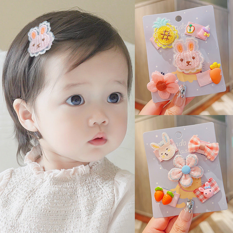 嬰兒汗毛寶寶女孩可愛發夾