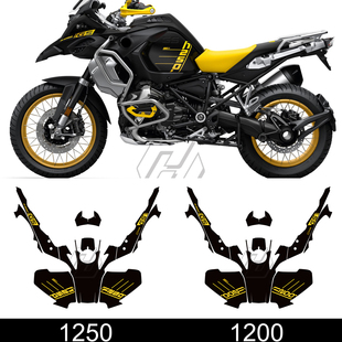 适用宝马 水鸟 R1200GS R1250GS ADV 2014-2022 改色全车贴纸贴花