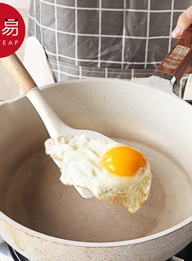 锅铲/硅胶A1pq801-不粘锅炒菜铲子木柄不伤锅漏铲厨具耐高温汤勺