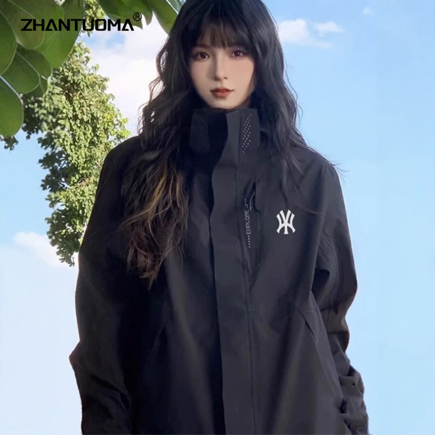 户外冲锋衣外套女三合一秋冬新款