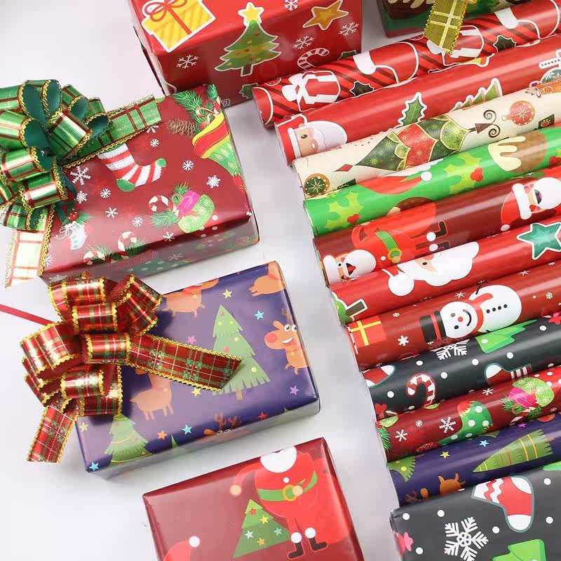 christmas gift wrapping paper childrens gift box decoration