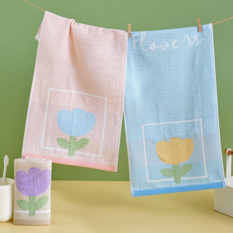 洗脸毛巾！小长方形！纯棉家用！