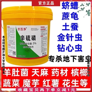 辛硫磷颗粒地下害虫杀虫剂辛硫酸羊肚菌槟榔蔬菜魔芋红薯花生药材