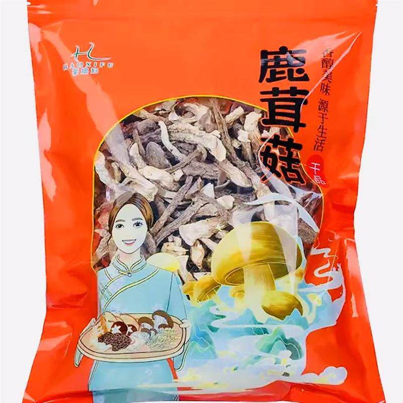 豪媳妇高山鹿茸菇古田高山种植鲜香脆嫩自然晒干肉厚无沙营养健
