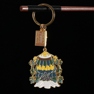 心性明灯钥匙扣男士女士汽车钥匙挂件配件佛吊坠礼品礼物送人挂饰