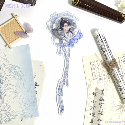 【卡米踪】花簪笺 古风簪子亚克力打卡棒谷美吧唧推活徽章展示k