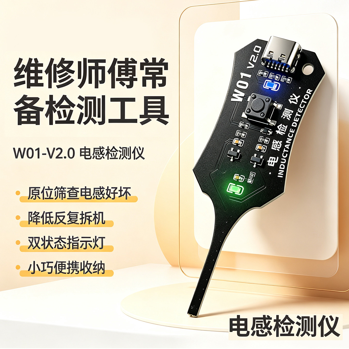 W01高精度电感测试仪故障排查图片