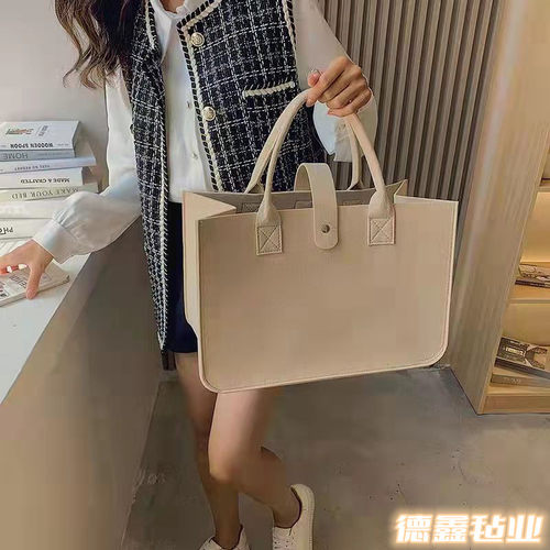 女士毛毡手提包电脑公文包