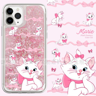 适用iphone17promax手机壳16苹果17保护套14三星13华为12流沙11闪粉oppovivo小米15荣耀红米蝴蝶结玛丽猫少女
