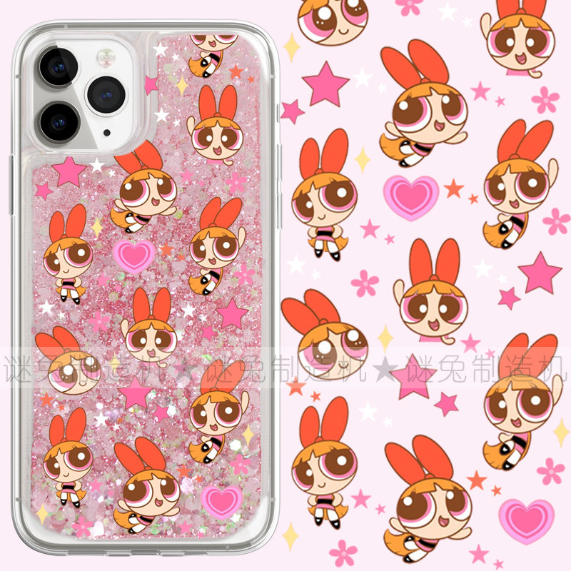 适用iphone17promax手机壳16苹果17保护套14三星13华为12流沙11闪粉oppovivo小米15荣耀红米飞天小女警卡通女