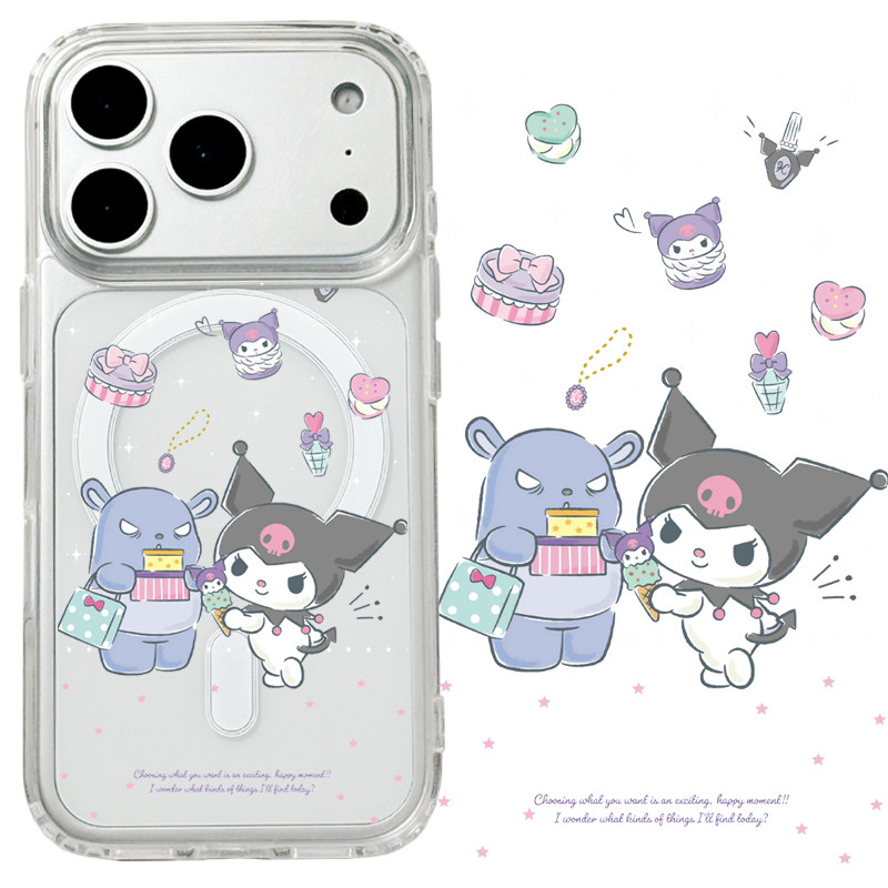 适用iphone17promax苹果17手机壳MagSafe磁吸16支架15透明14小象13库洛米26ultra日系卡通少女17e保护套16e