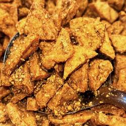 【乐山九妹凤爪官方店】三角豆干怪味/香辣/五香豆腐泡干250g