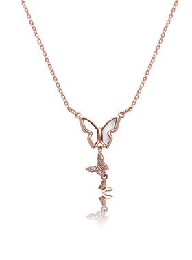 Chomel新加坡官方蝴蝶灵动吊坠项链3743