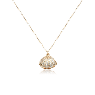 Chomel贝壳珍珠项链礼物ins百搭饰品轻奢小众礼送女友2166母亲节