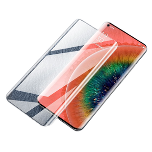 适用于oppofindx2手机膜findx2pro钢化fandx2屏幕保护微晶陶瓷膜fx2超清防爆find2por全胶新款曲屏兰博基尼版
