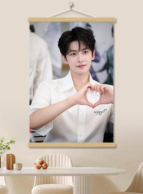 杨洋明星挂画装饰画男模图