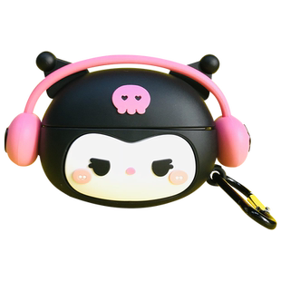 适用于倍思Airgo AS01保护套潮Baseus AirgoAS01耳夹式蓝牙耳机套倍思as01耳机壳创意卡通硅胶软壳男女款时尚