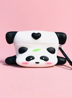 适用苹果Airpods pro2蓝牙耳机套Airpods2软壳3代airpodspro/pro2保护套airport卡通airpods3耳机壳创意熊猫
