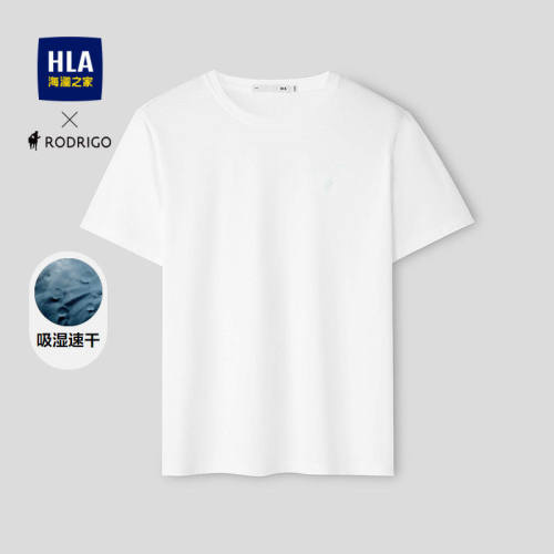 HLA/海澜之家吸湿速干短袖T恤26春夏新款轻商务RODRIGO联名系列男