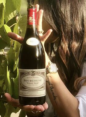 勃艮第风土教科书 法国勃艮第西格曼纽酒庄大区黑皮诺干红葡萄酒