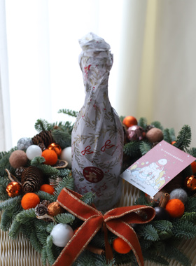 酒侦探｜Wine Detective 圣诞新年礼物包装纸 随酒发出