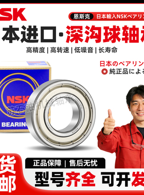 日本NSK进口轴承6200 6201 6202 6203 6204 6205 6206 DDU ZZ 2Z