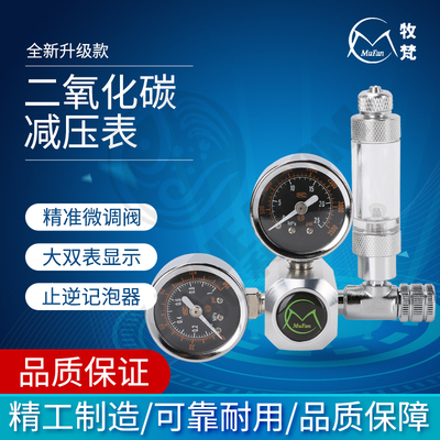 二氧化碳双表co2减压阀钢瓶