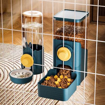 狗狗挂式饮水机宠物猫咪挂笼水壶水碗不插电自动喂食器兔子喝水器