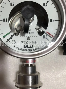BLD卫生型PYXHN-100H.AO.531不锈钢耐震电接点压力表 BLD