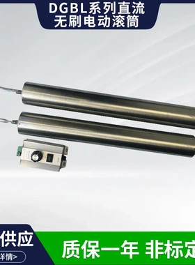 DGBL系列直流无刷电动滚筒 带槽带轮包胶镀锌滚筒 支持电机