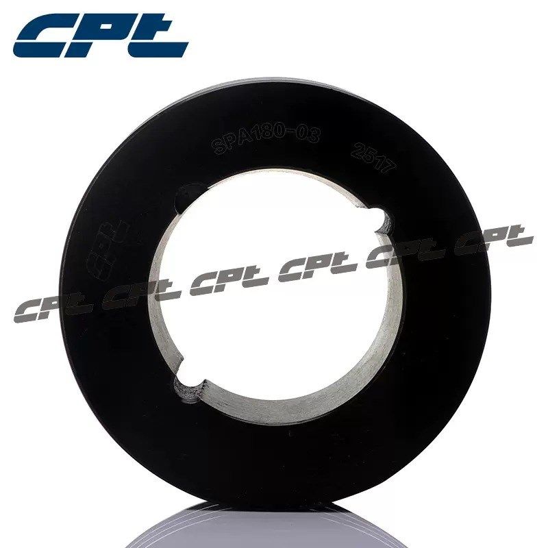 欧标皮带轮SPB180-02-2517节径180双槽适配锥套2517