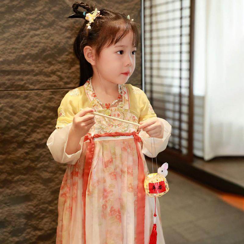 儿童汉服女童连衣裙新中式古风唐装儒裙女宝公主裙礼服古装演出服,童装/婴儿装/亲子装,汉服,淘宝优惠券,粉丝福利购,淘宝优惠卷