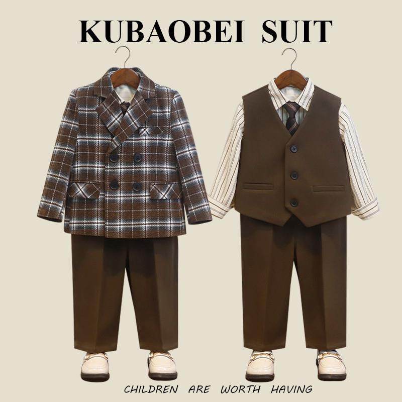 花童男童西装套装秋冬宝宝生日礼服男孩儿童小西装马甲主持演出服,童装/婴儿装/亲子装,西服/小西装,淘宝优惠券,粉丝福利购,淘宝优惠卷