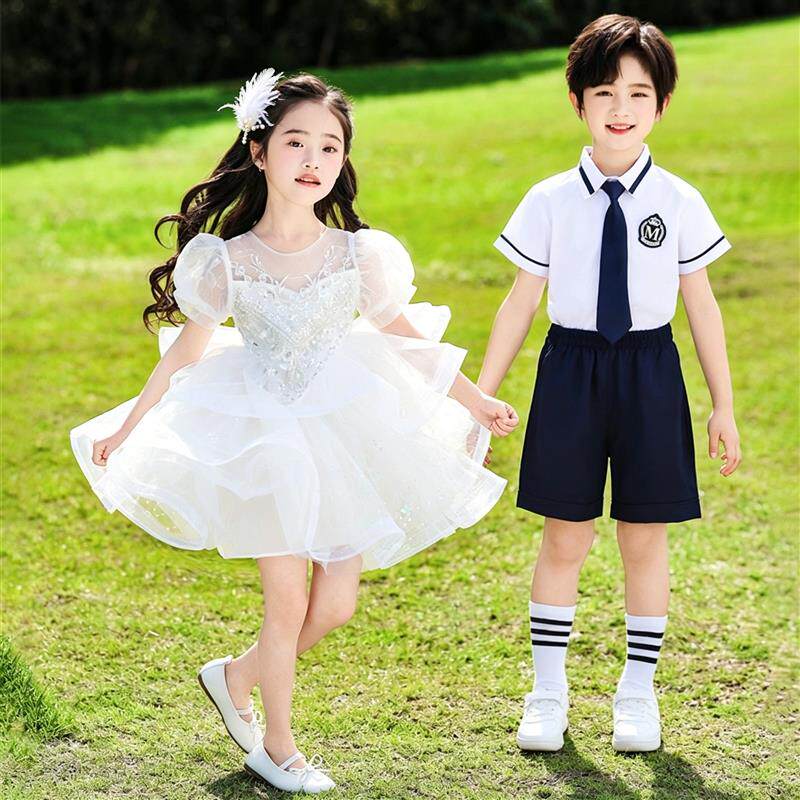 幼儿园毕业服装六一儿童节演出服文艺汇演舞蹈蓬蓬裙合唱比赛礼服