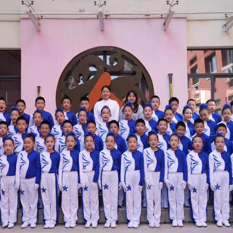 中小学生广播体操运动会比赛出场服团体操健美操啦啦队表演服套装