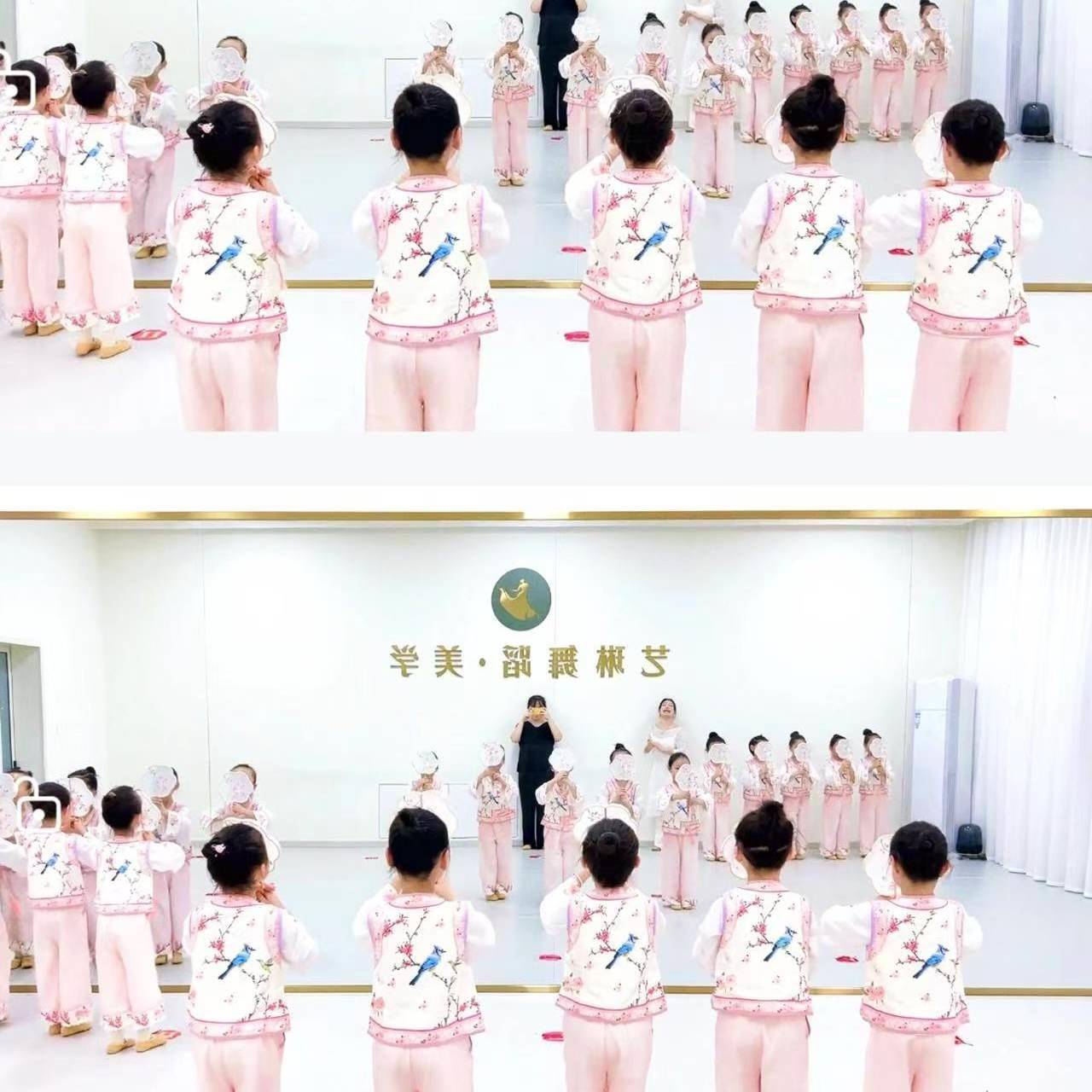女童CKE格格装服中组式国风唐套装扇语春风演出服团扇合儿童舞新