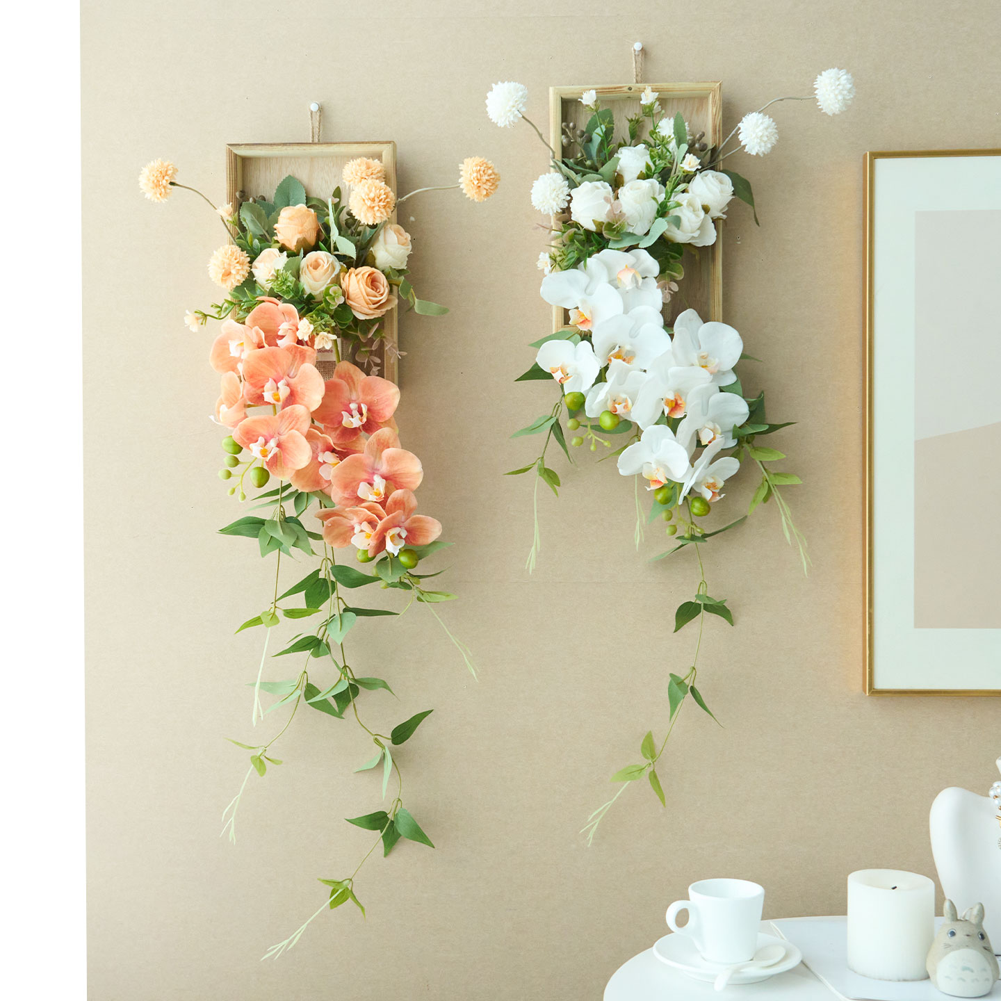 小清新蝴蝶兰仿真花室内装饰品