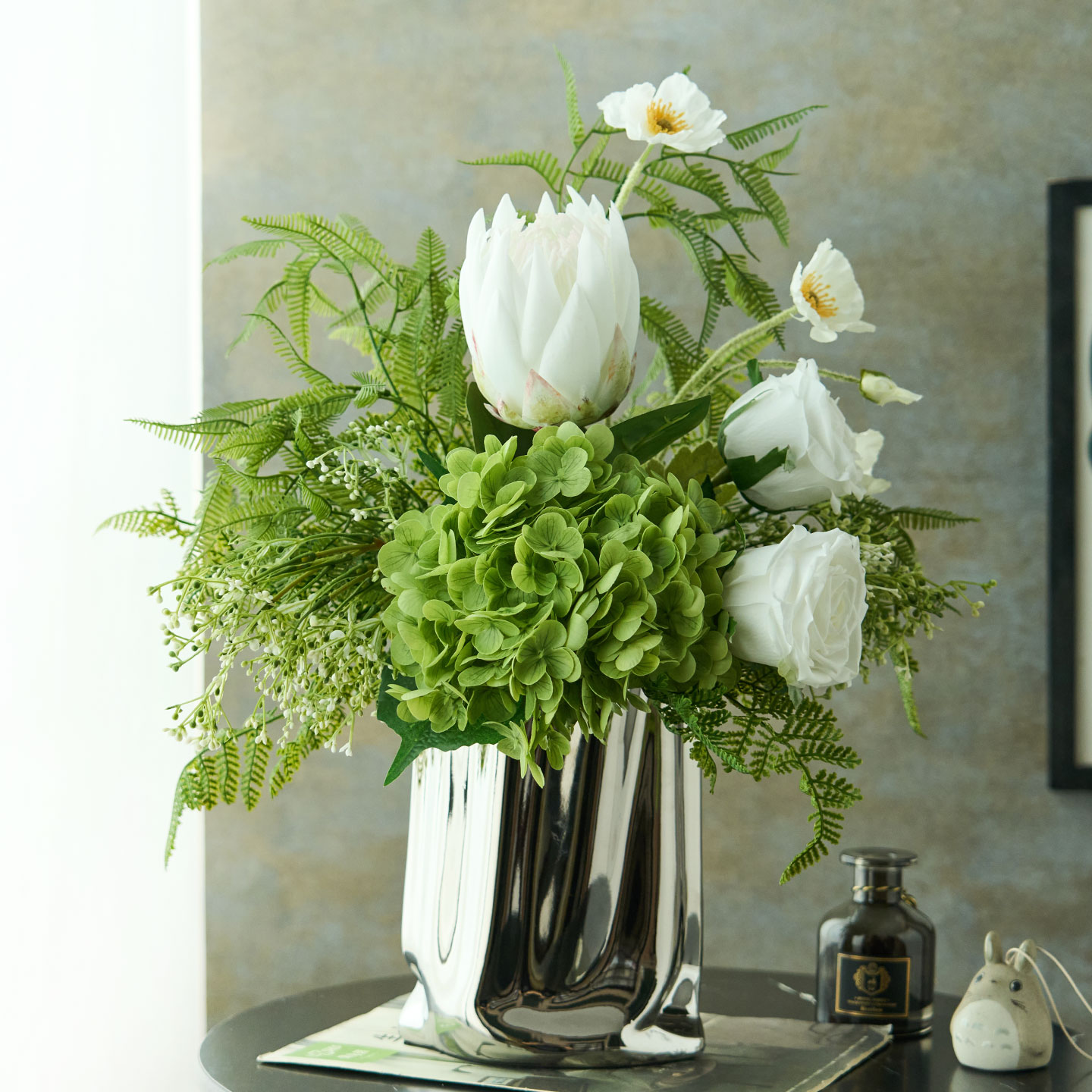 北欧轻奢高级感仿真花假绿植