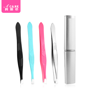 J2眉夹B2BH4un081 女脸部修眉毛夹子男拔胡须镊子便携小镊子工具