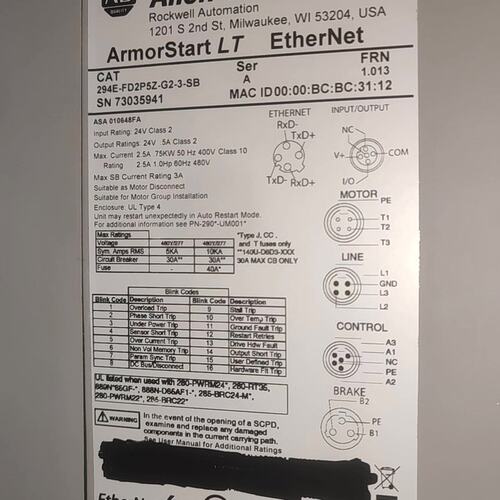 Allen-Bradley 罗克韦尔 294E-FD2P5Z议价维修