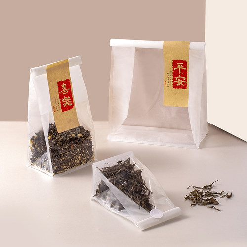 琢语棉纸国风茶叶包装袋