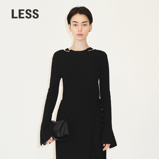 套头毛衫 长袖 女2M8311730 折扣圆领短款 LESS秋冬毛衣打底针织衫