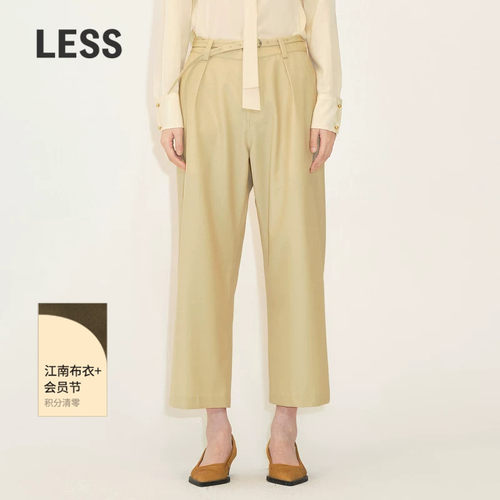 宽松八分裤LESS春秋休闲