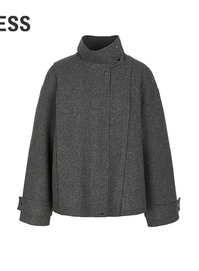 【商场同款】LESS2025年冬新款绵羊毛外套夹克含山羊绒2PA816100