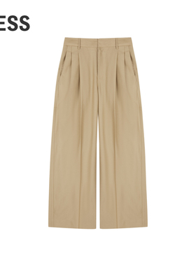 【LESSxSamuel】裤子女简约休闲阔腿西装裤2N0E1011A