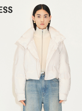 LESS冬季时尚宽松立领羽绒服2M0C10700